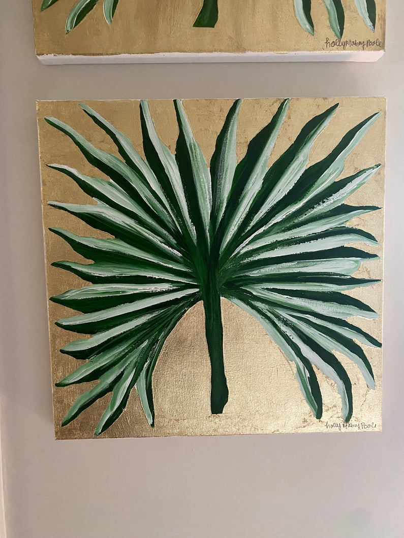 “Golden Palm Sunset”