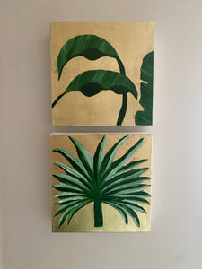 “Banana Leaf” gold leaf