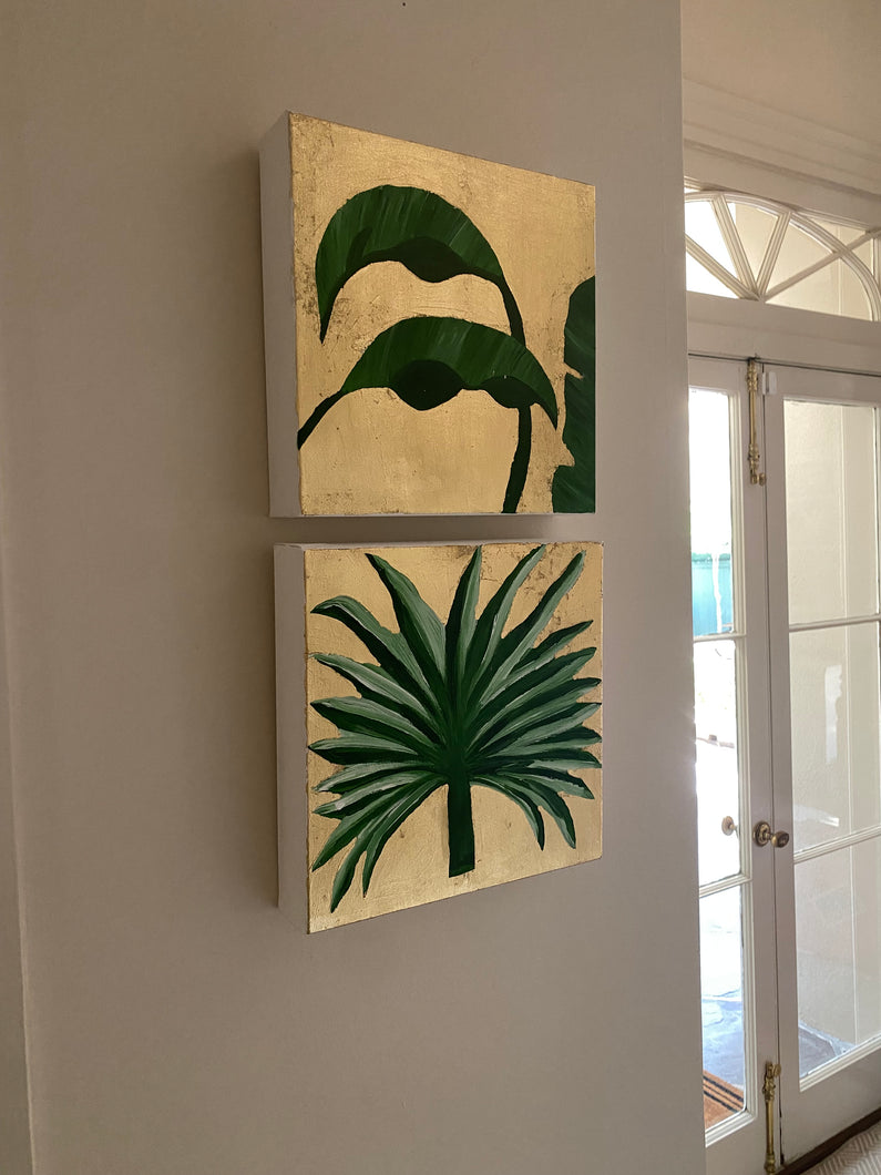 “Banana Leaf” gold leaf